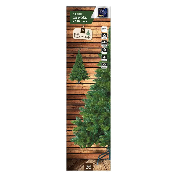 Choinka zielona na święta, 210 cm