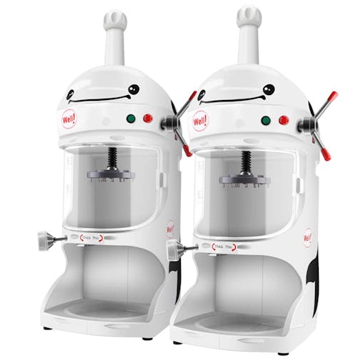SOGA Commercial Ice Shaver 2x 350W - Automatic Snow Cone & Ice Crusher