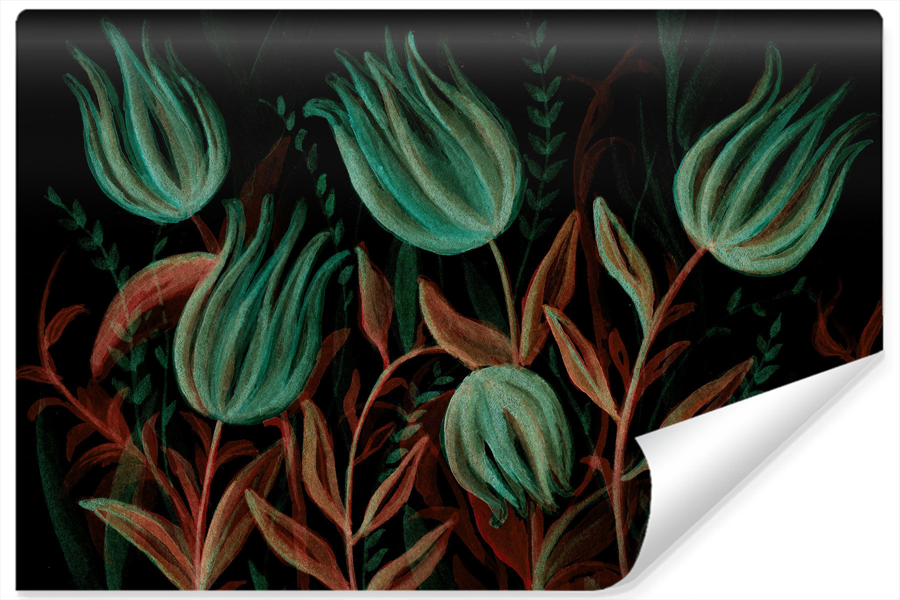 Fototapeta Abstrakcyjne Tulipany 90x60cm
