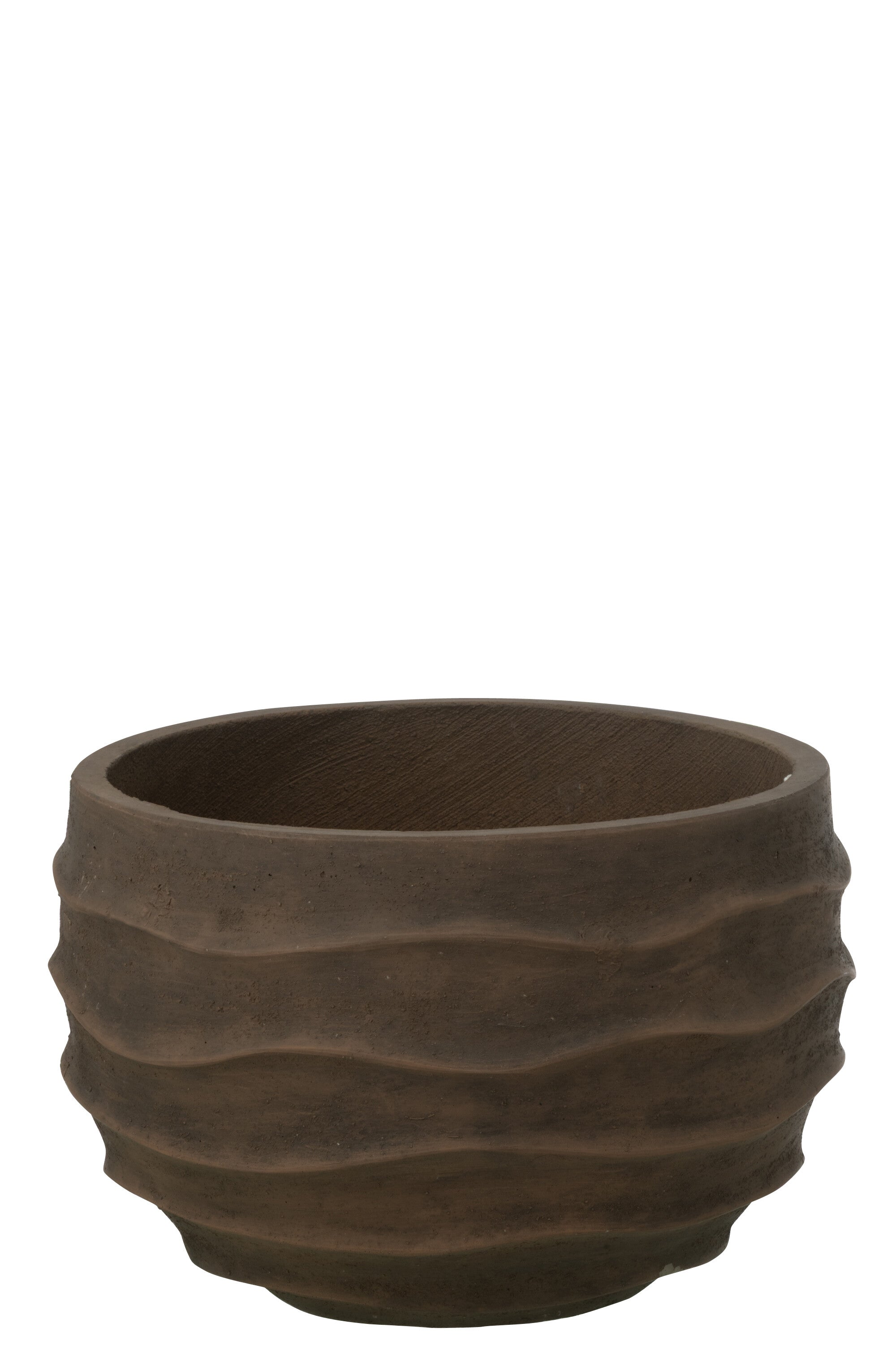 J-Line bloempot Golf   Buiten zand - steen - bruin - small