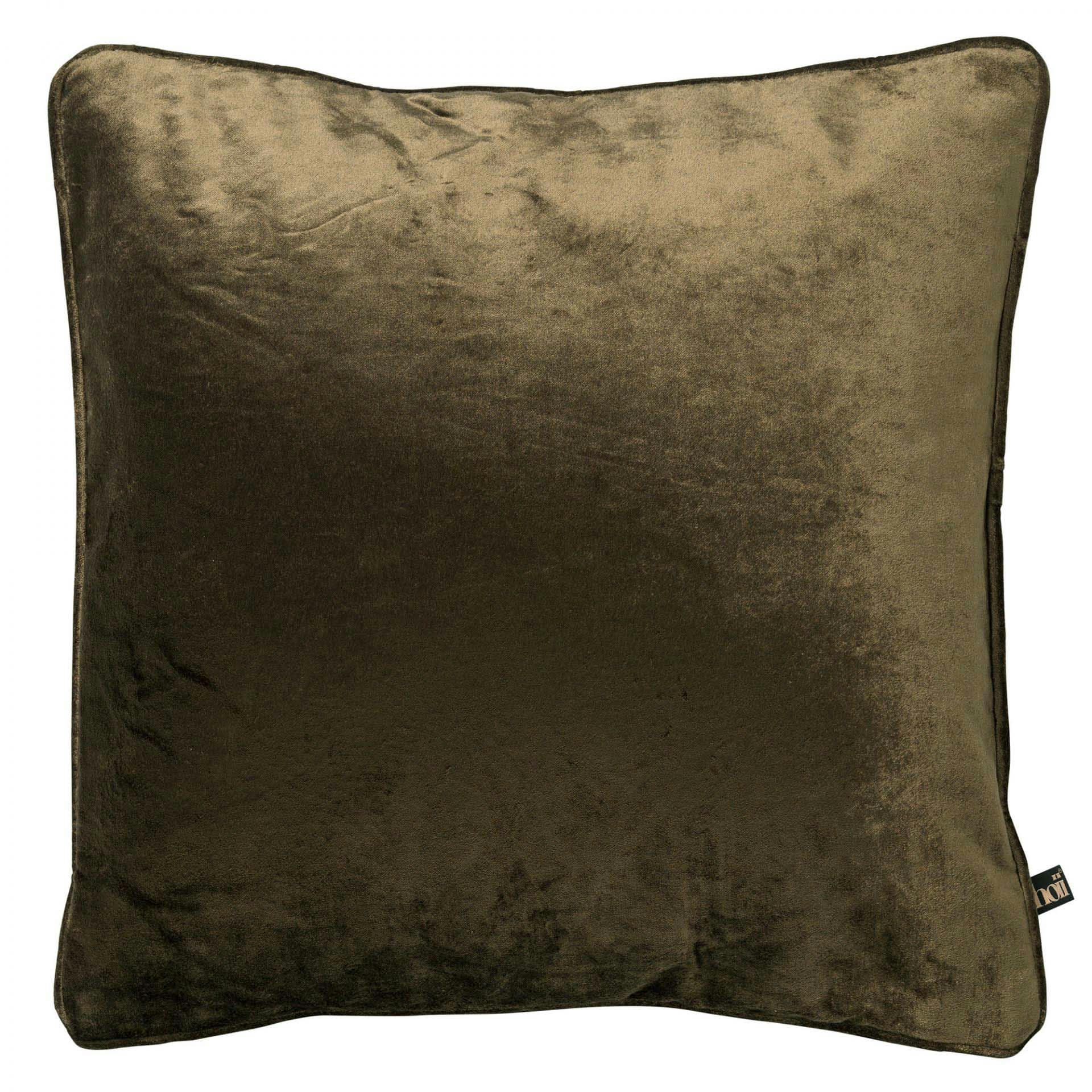 - Coussin vert en velours 50x50 cm uni