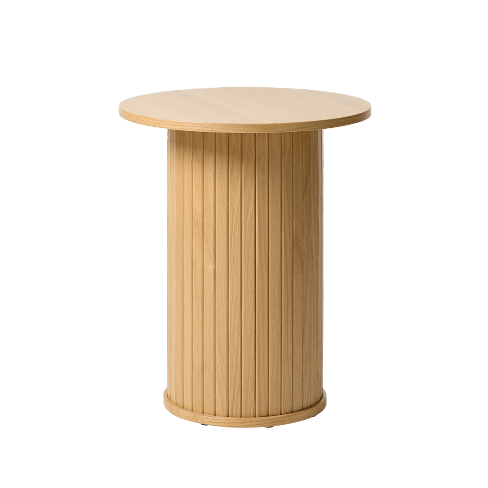 Olivine Lenn Ronde Houten Bijzettafel Ø 50 cm - Naturel Eiken
