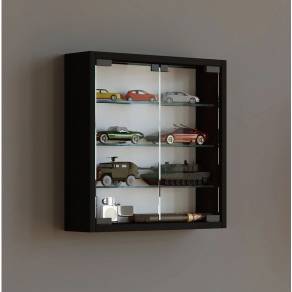 Vitrine »Mandosa S«, BxH: 40 x 40 cm, Holzwerkstoff/Glas