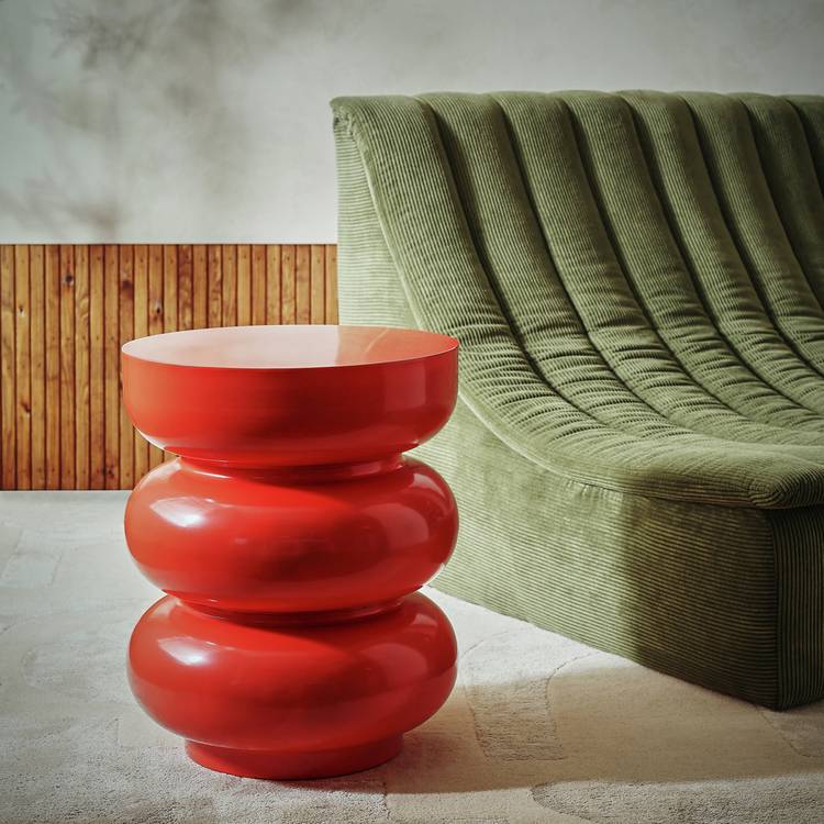 Habitat Rune Side Table - Red