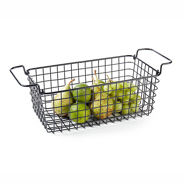 Panier Métallique GN 1/3 Noir - H 12 à 16 cm - Pujadas - Noir - l32.5- L0.1- P17- h16- Métal
