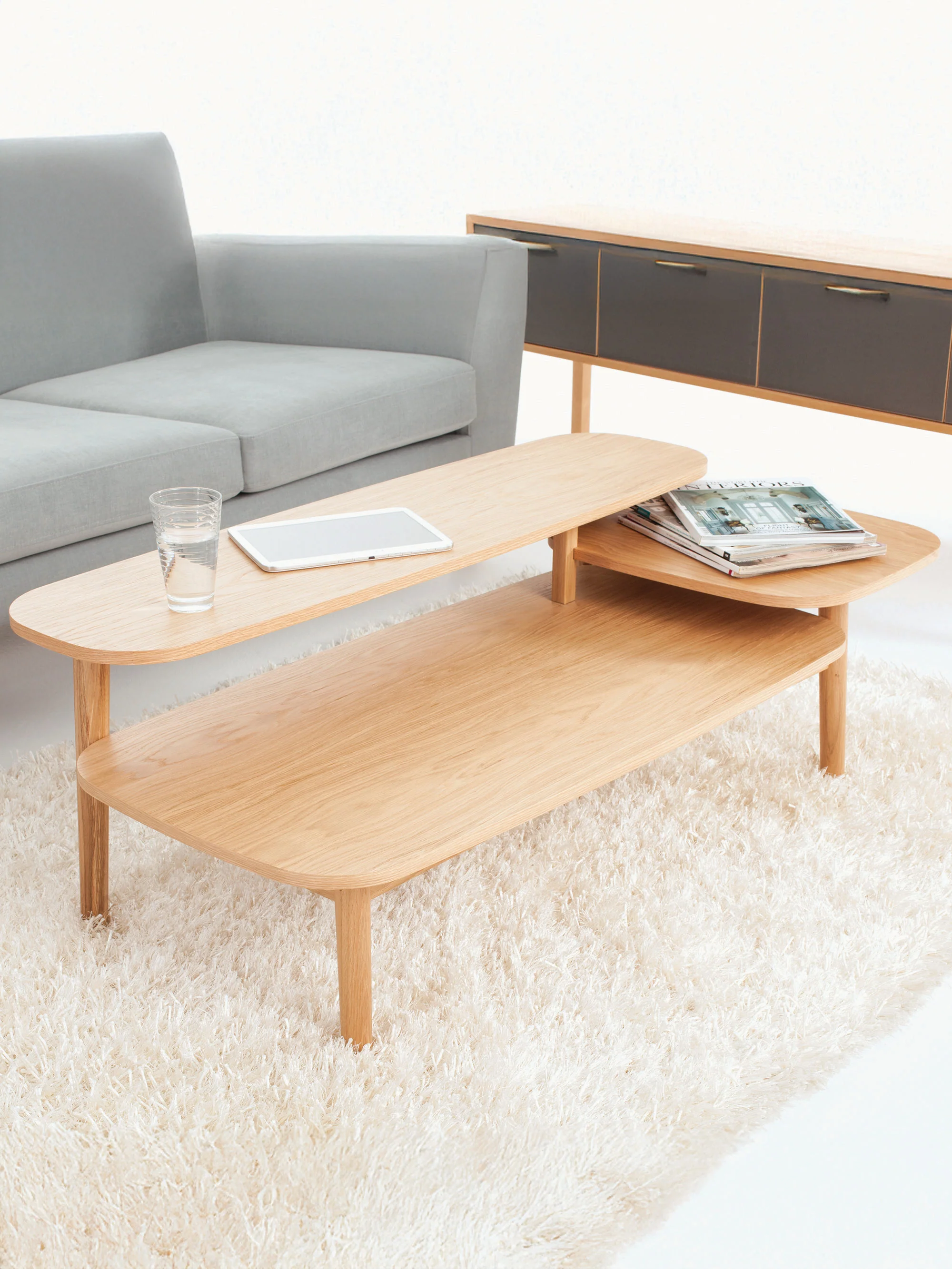 Holz-Couchtisch Eichberg