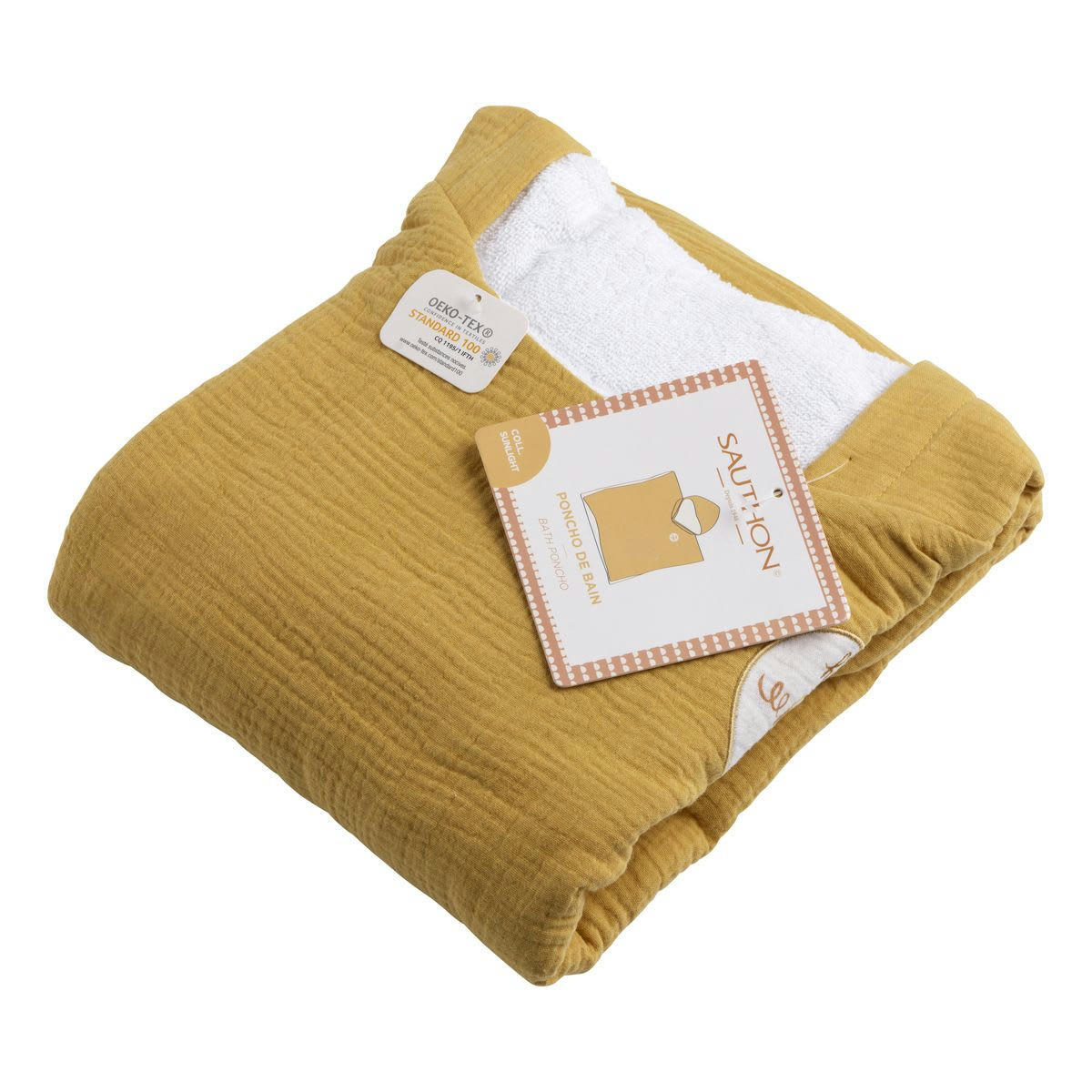 SUNLIGHT - Poncho de bain enfant en coton