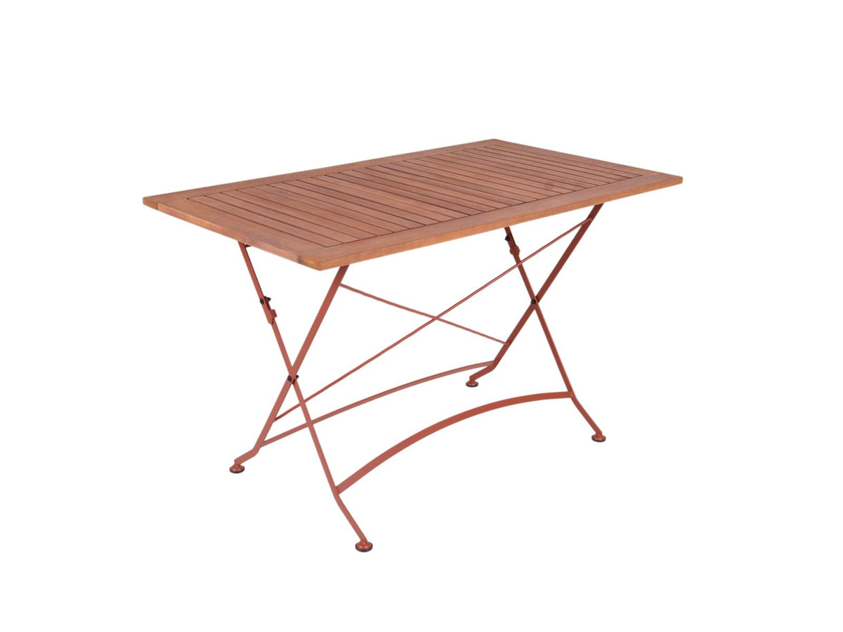 MaximaVida inklapbare tuintafel Toscana 120 x 70 cm roestbruin - 100% FSC excellent acacia