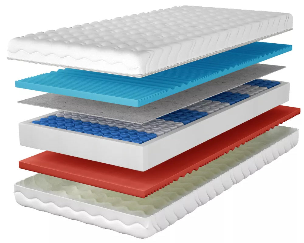 Trae Mobler Hardes 180 x 200 cm Dubbelzijdig Pocketvering Matras