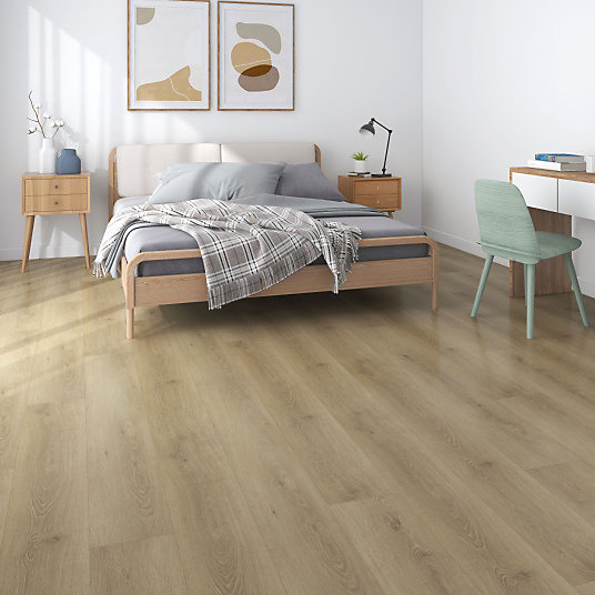 Lame PVC rigide clipsable - Chêne clair - Paquet de 2,2 m²