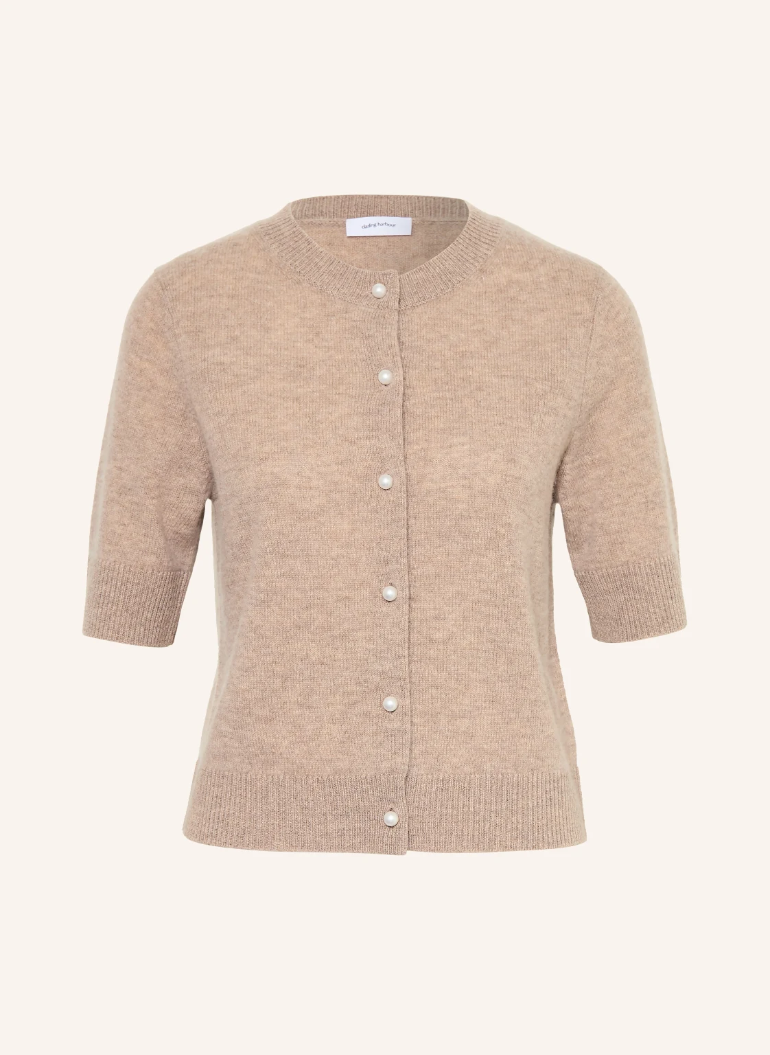 darling harbour Strickjacke mit Cashmere und 3/4-Arm