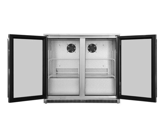 Ziegler & Brown Outdoor Bar Fridge - 2 Door Triple Glazed
