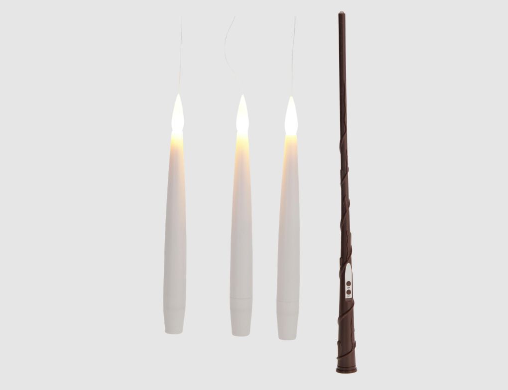 Schwebende LED-Stabkerzen 10er-Set batteriebetrieben