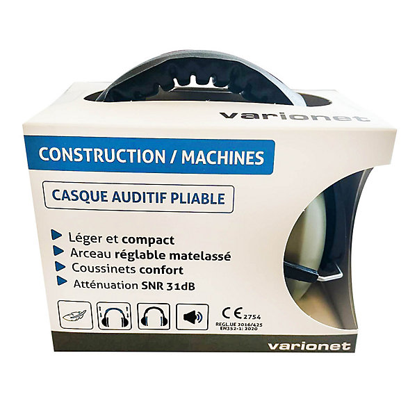 Casque de travaux protection anti-bruit expert Ekip one