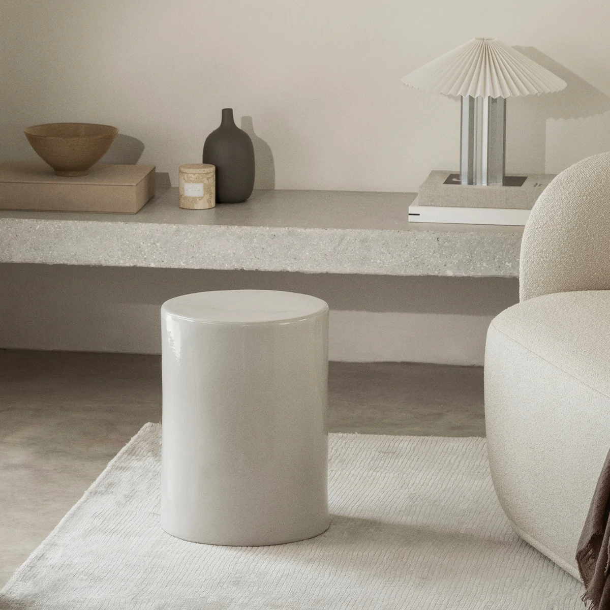 Blomus - Toru Hocker, lily white