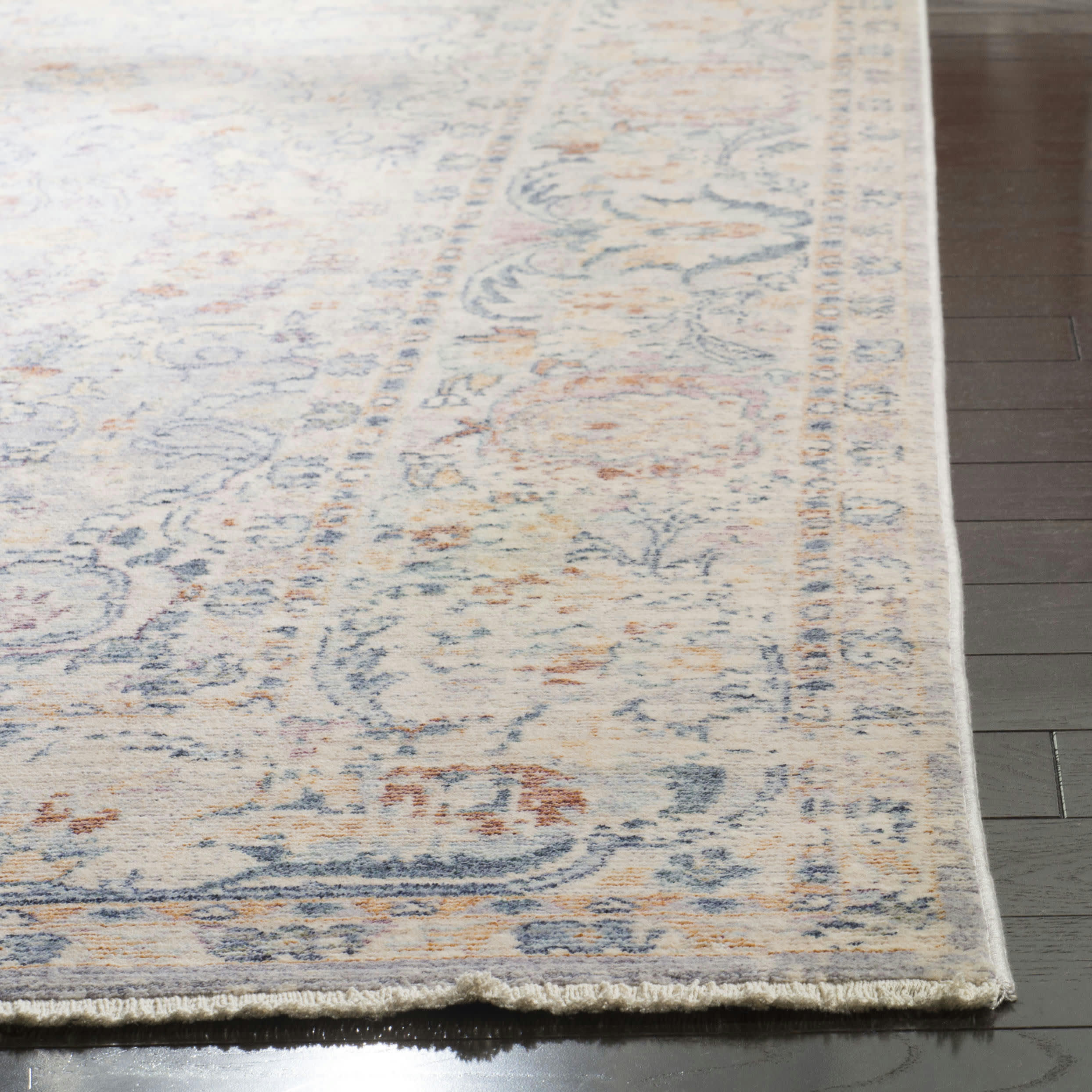 ILLUSION - Tapis de salon interieur en gris clair & crème, 122 x 183 cm