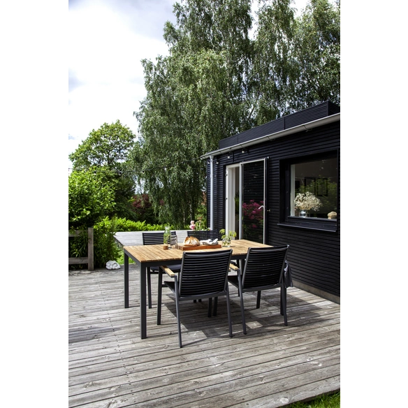 Gartentisch »Mood«, BxHxL: 100 x 74 x 167,5 cm, Tischplatte: Teakholz