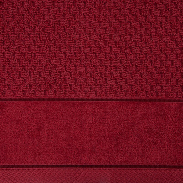 Ręcznik Frida 30x50 bordowy frotte 500g/m2