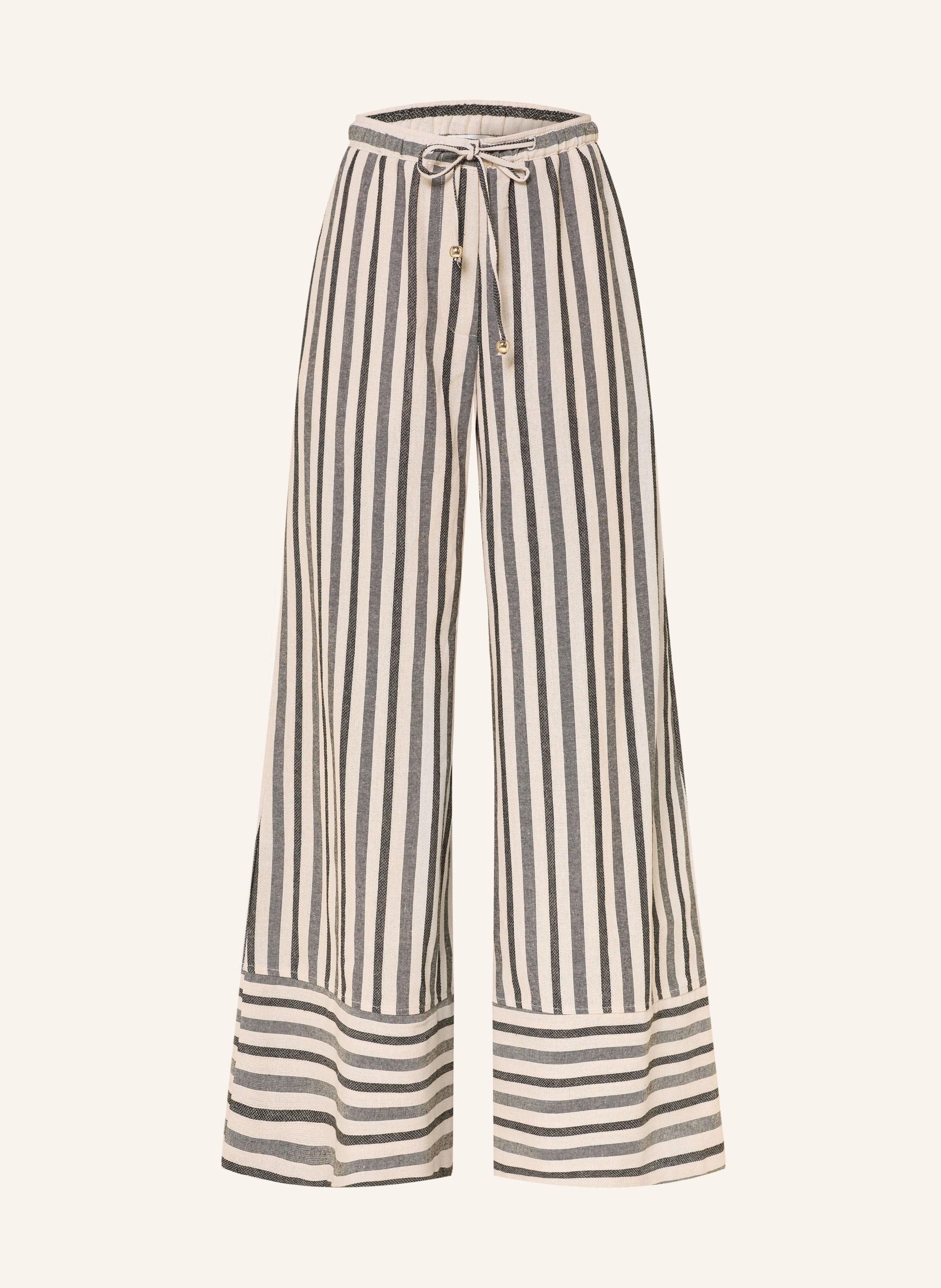 LEZU Marlenehose EMMA mit Leinen