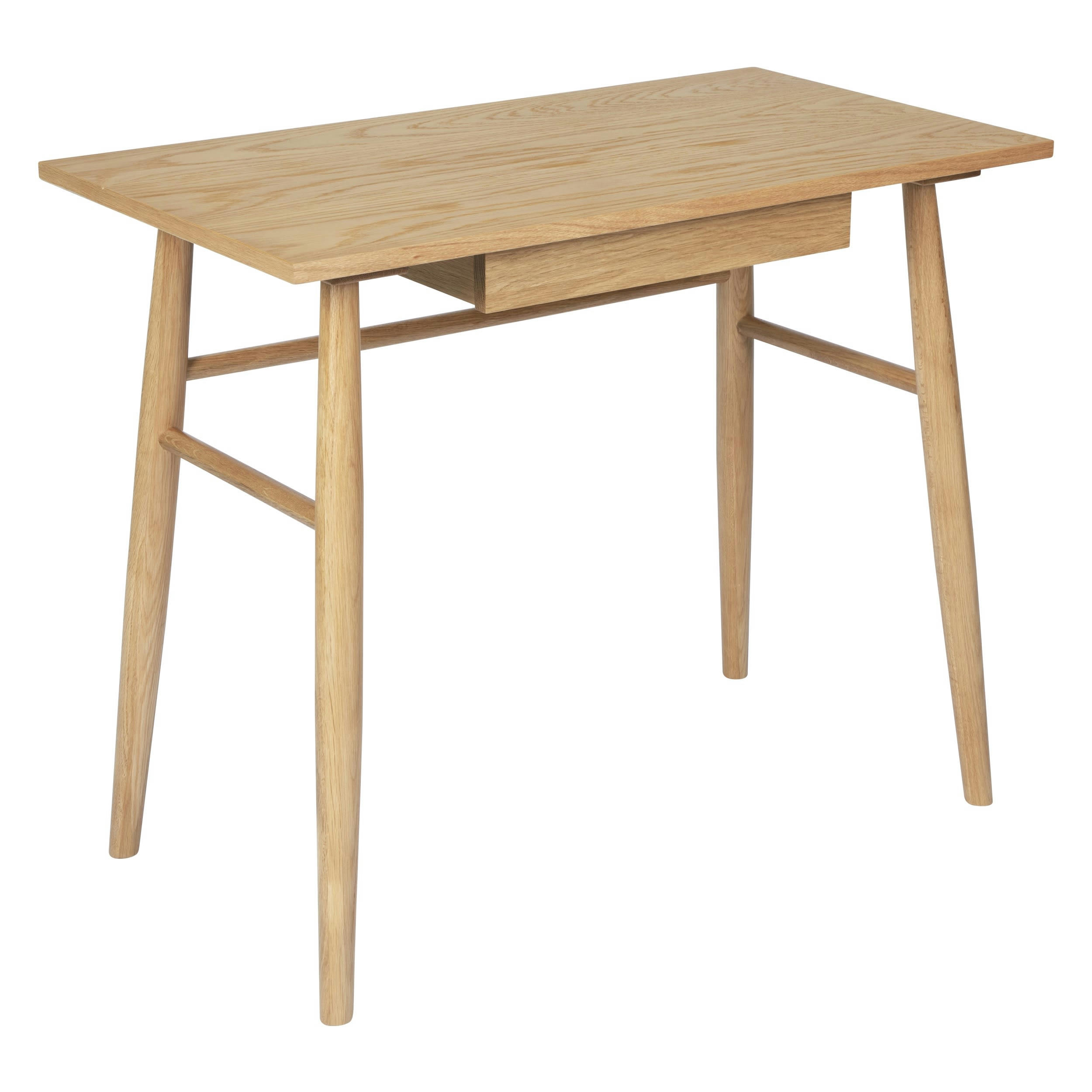 HYDRA - Bureau 1 tiroir en bois clair 90 cm