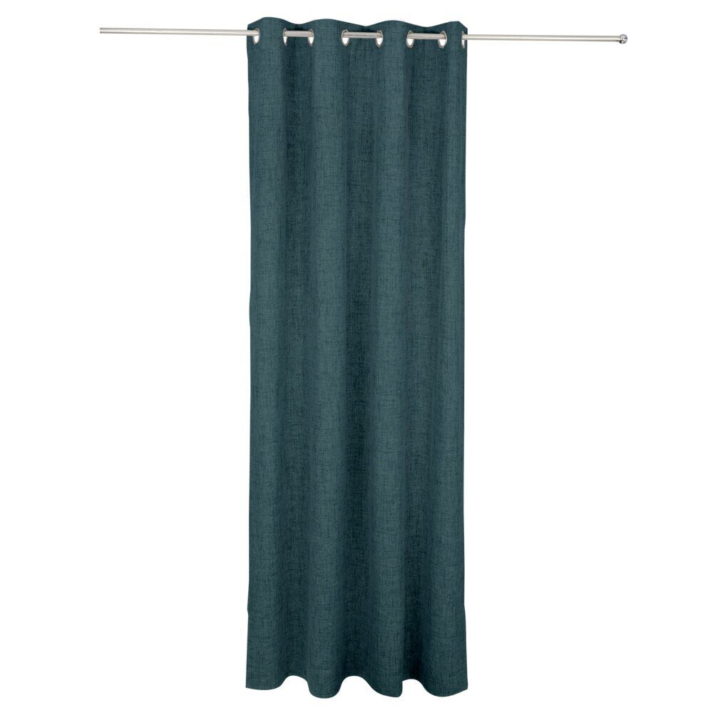 Rideau polyester 140x240cm bleu chiné