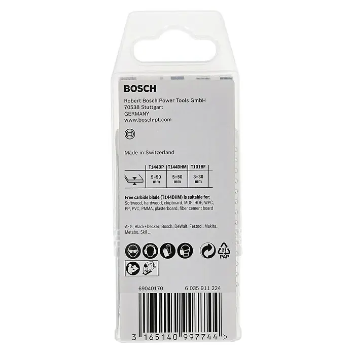 STIKKSAGBLAD BOSCH PROFESSIONAL TRE 15 DELER