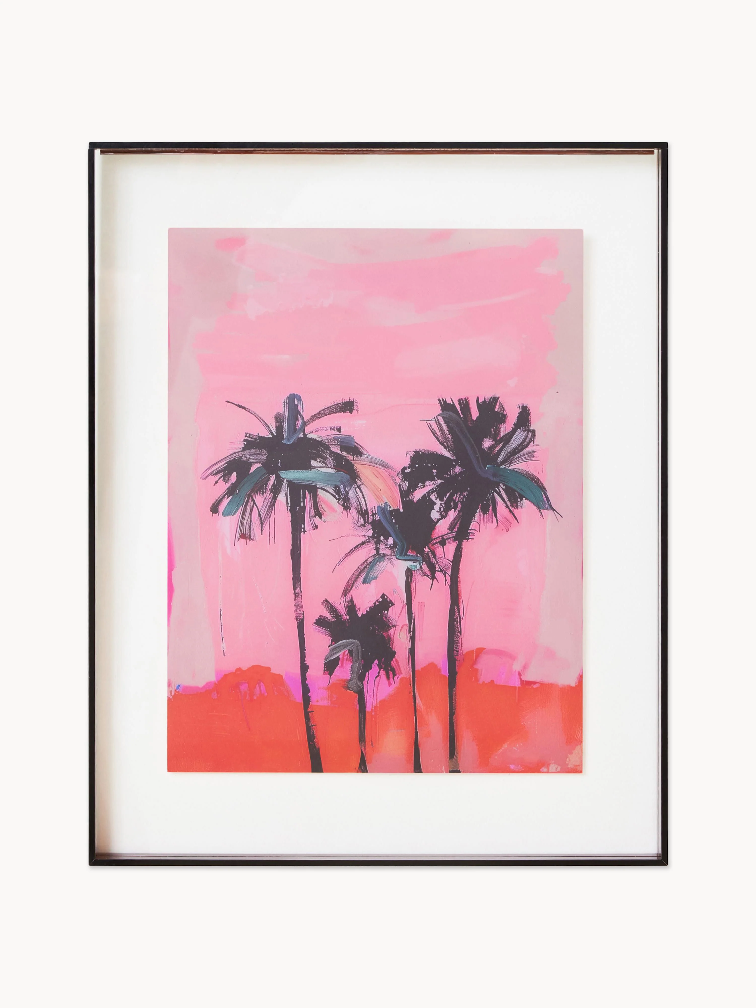 Handgefertigter Bilderrahmen Palms