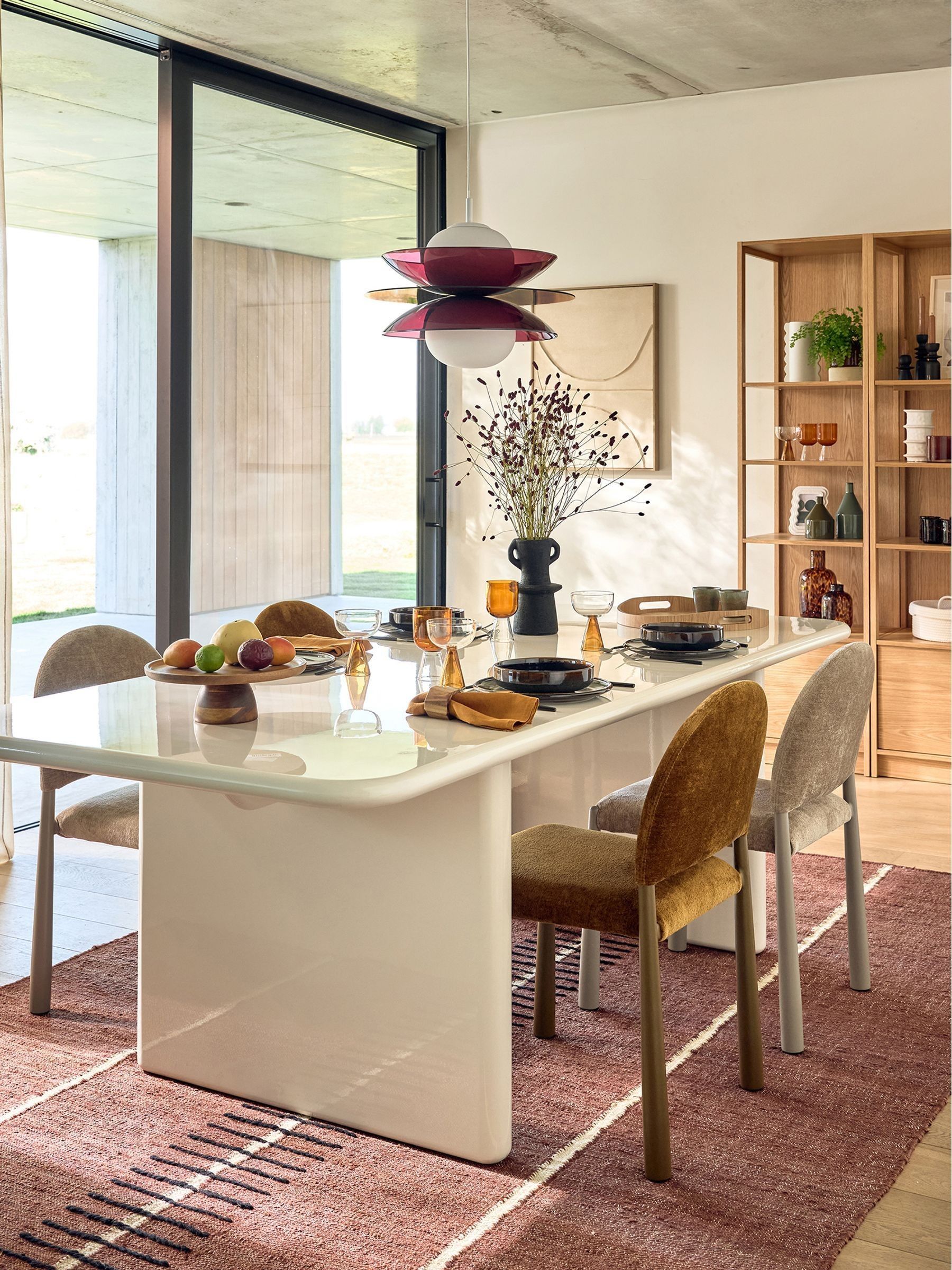 La Redoute Intérieurs Greige Marvela 8 Seater Dining Table