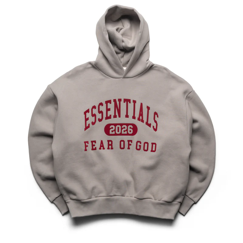 Fear Of God Essentials Classic Hoodie - Smoke Grey