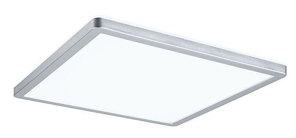 Panneau LED Atria Shine Backlight carré 293x293 mm 16W 1600lm 4000K Chrome mat