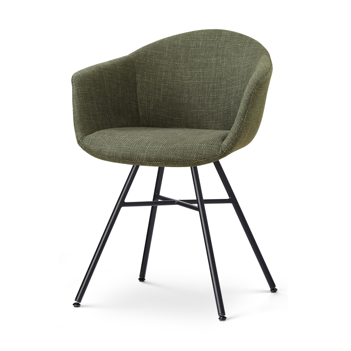 Nolon Noa-Otis Eetkamerstoel Forestgroen - Zwart Onderstel