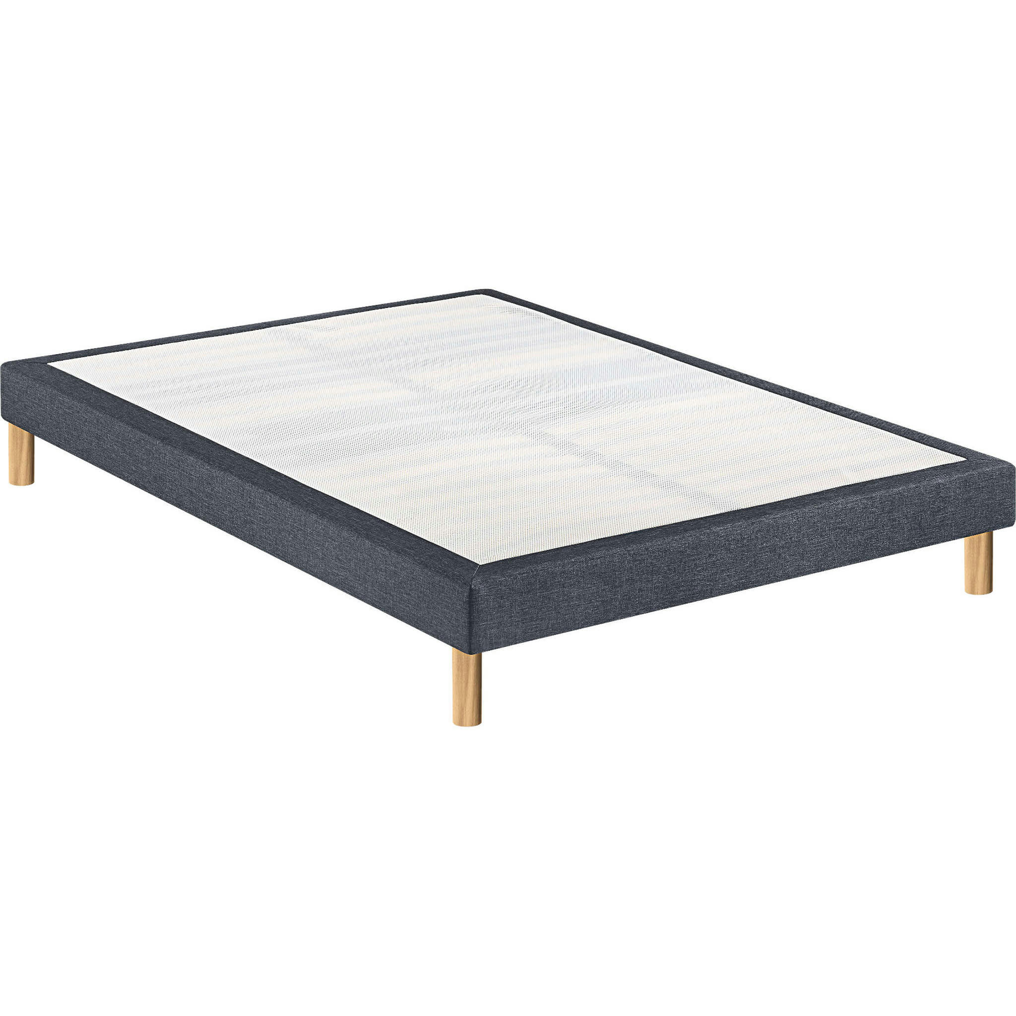 PENCIL - Sommier déco morphologique avec pieds 90x190