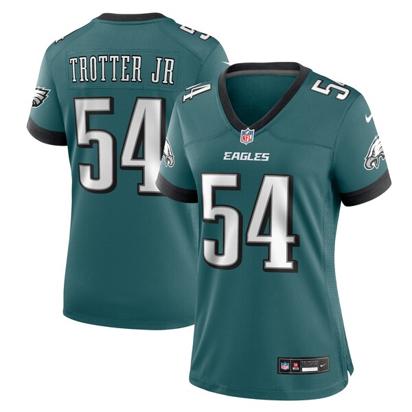 Jeremiah Trotter Jr. Philadelphia Eagles Nike Women's Team Game Jersey - Midnight Green