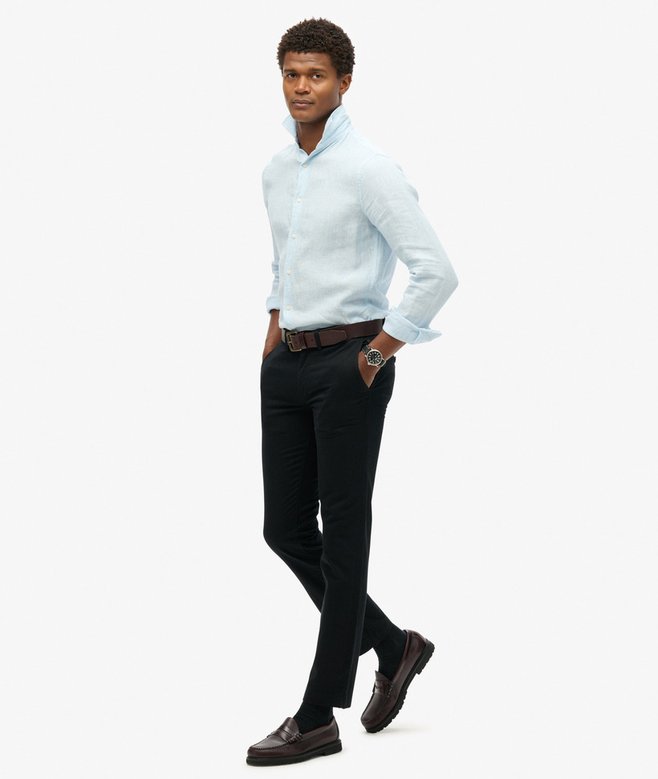 Slim Tapered Stretch Chino Trousers