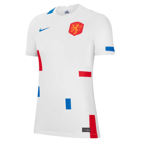 Netherlands Women's National Team Nike Women's 2022/23 Away Replica Blank Jersey - White