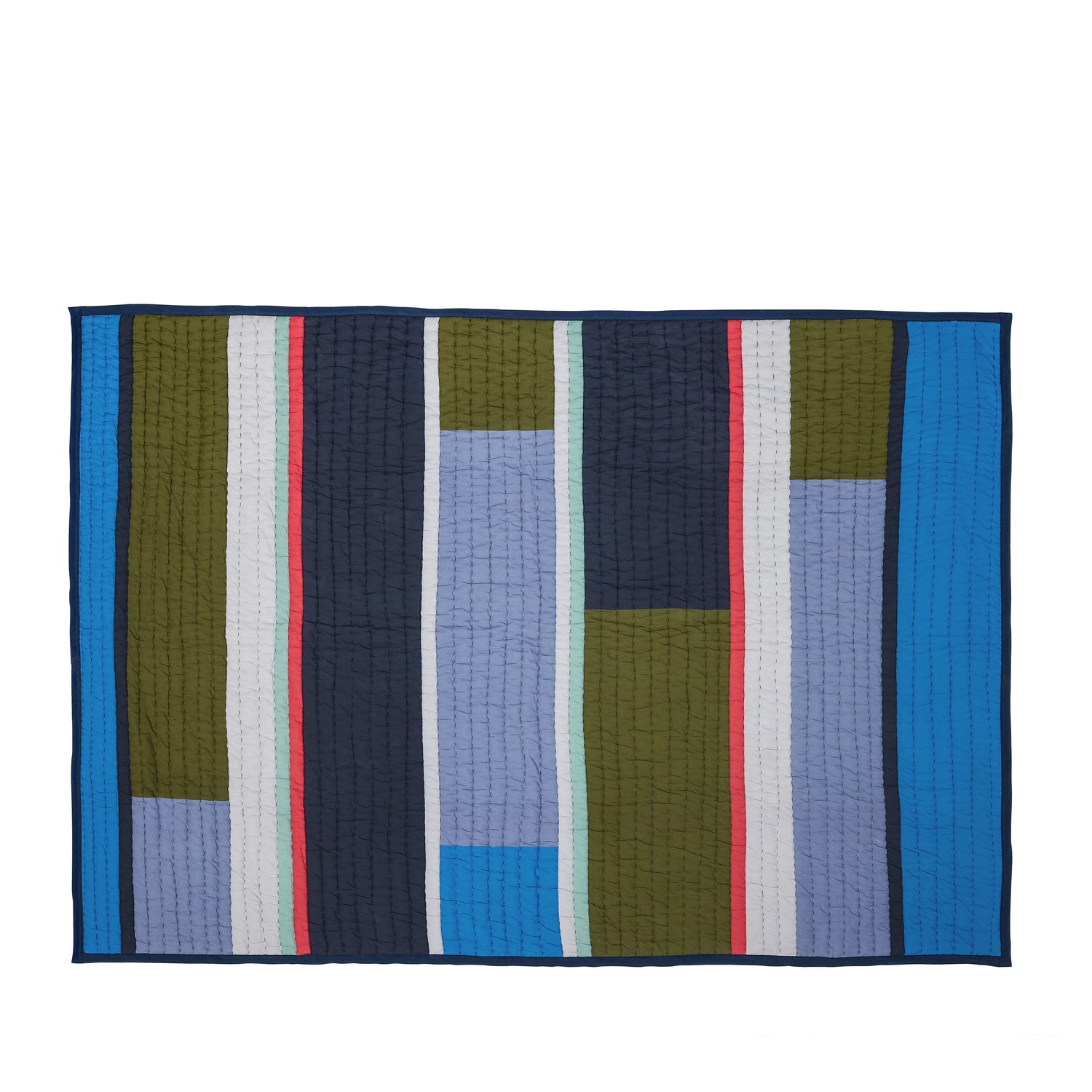 Hübsch plaid Pavilion - katoen - 140x200cm