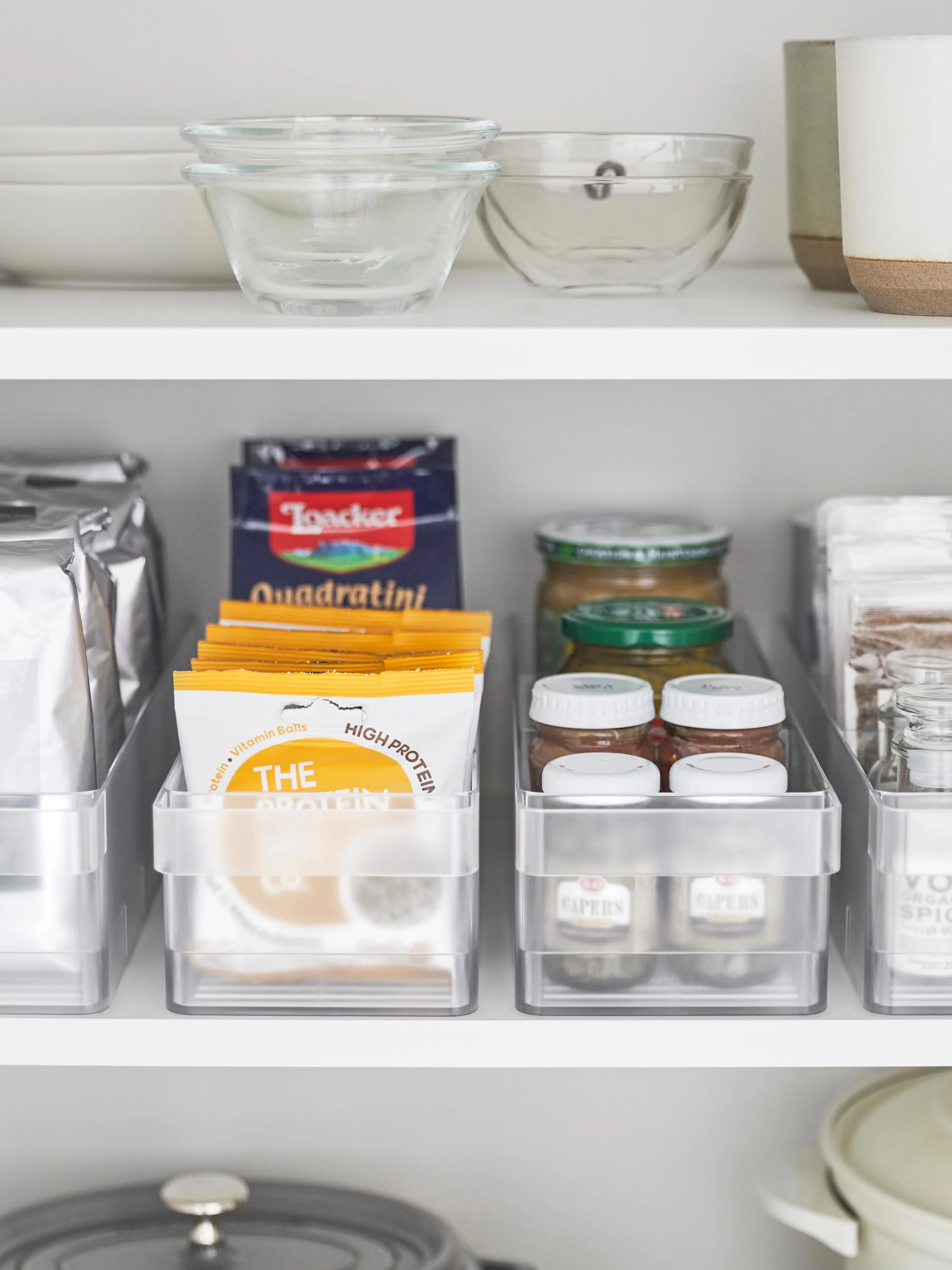 Kühlschrank-Organizer Tower mit Trennwänden