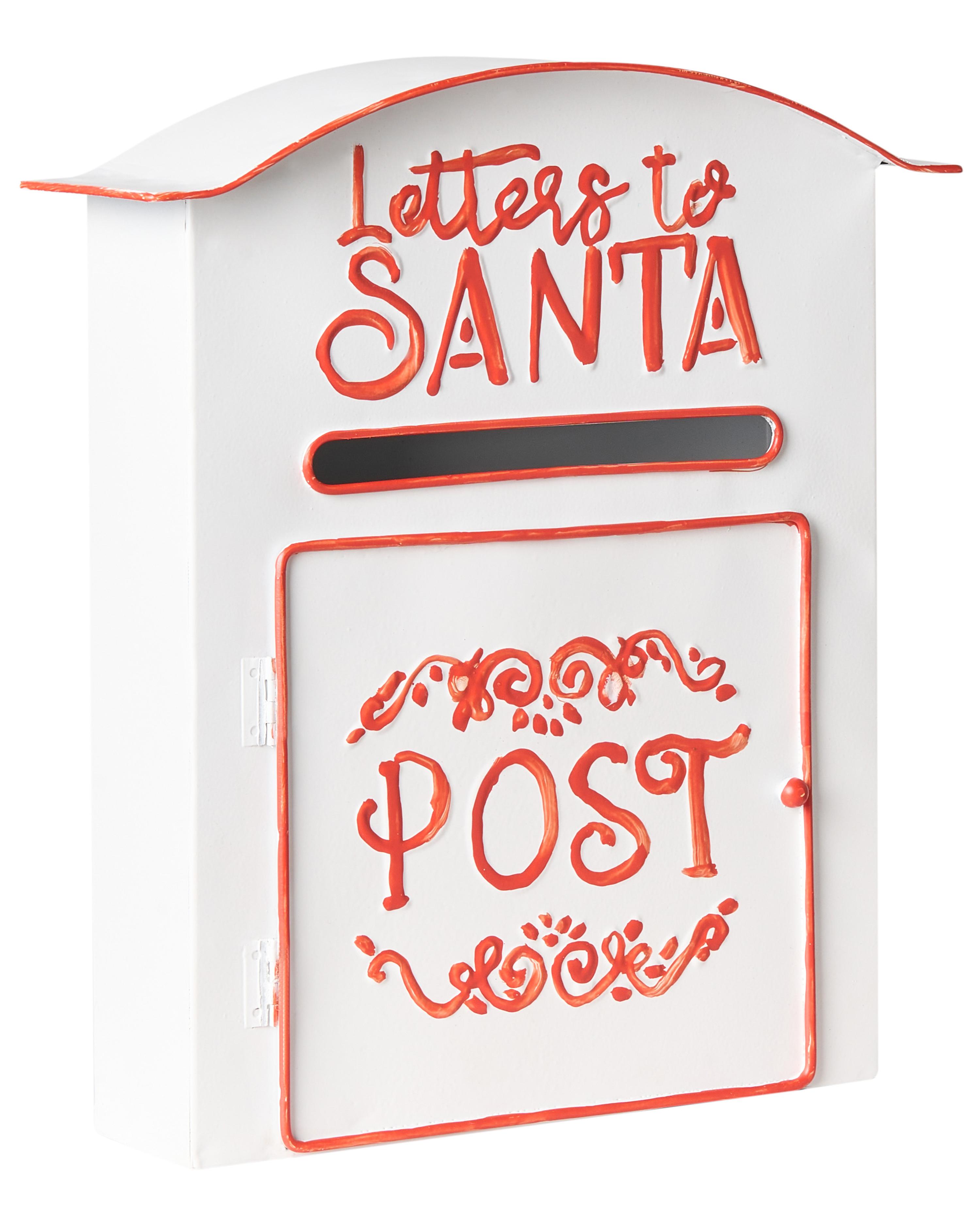 Santa Post Box ESPOO 30 cm White