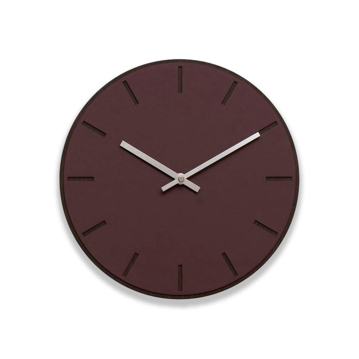 - Horloge murale en linoléum rouge D28cm