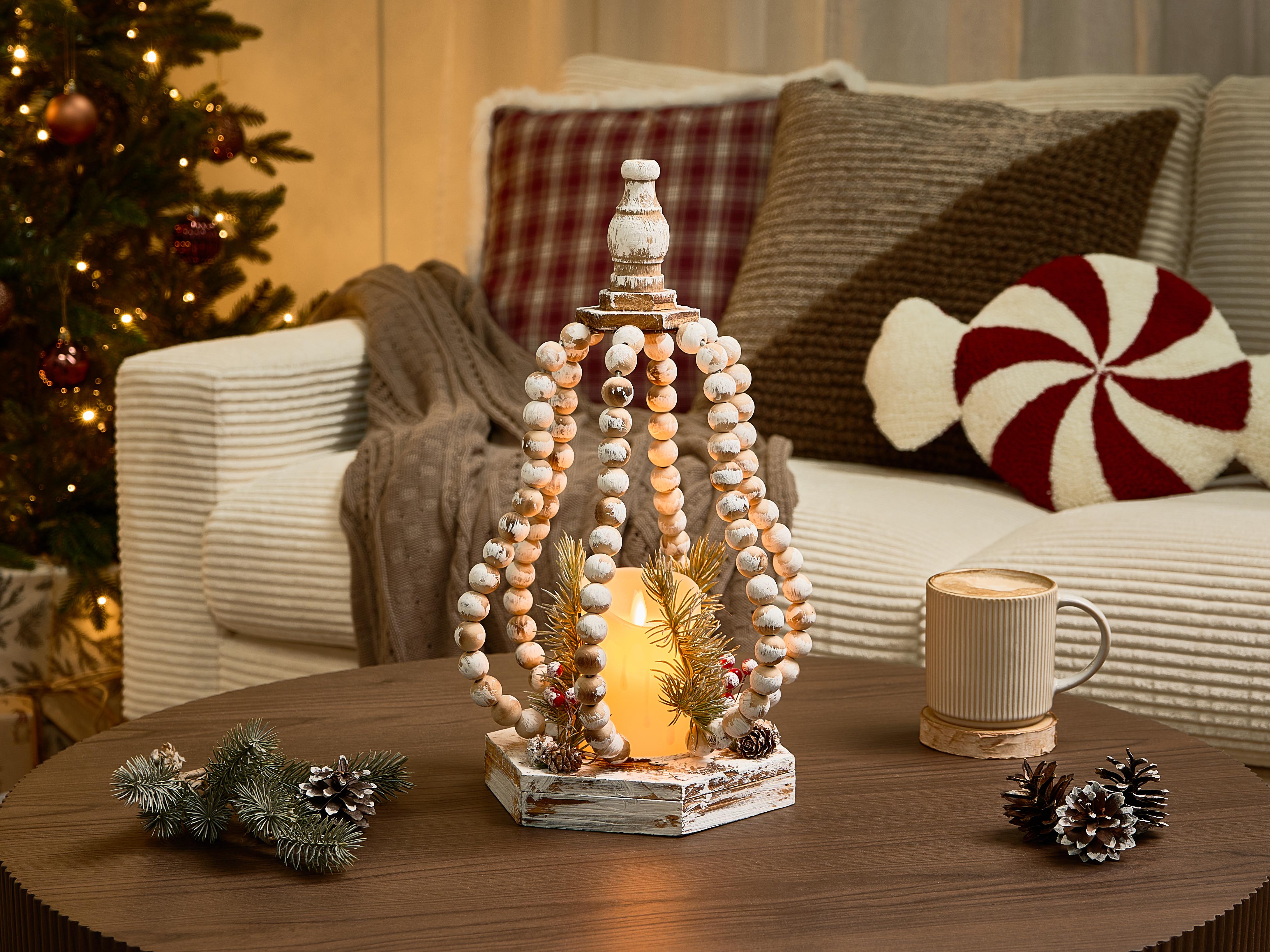 Christmas Decoration LED PETRUMA 40 cm Light Brown