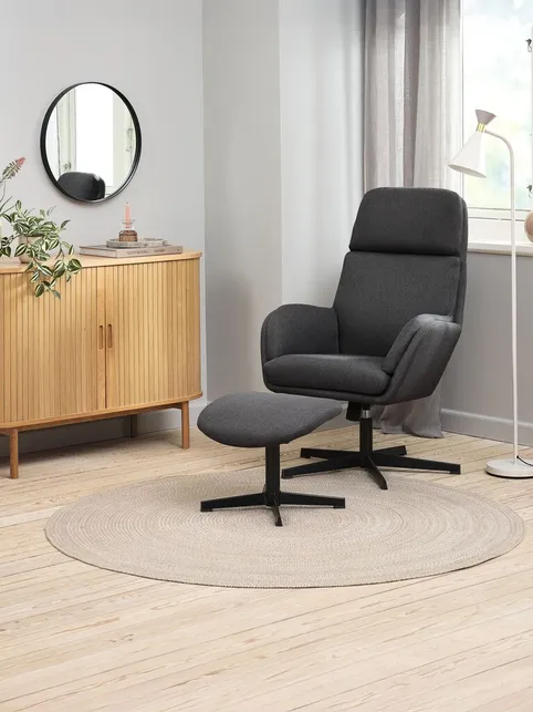 Tæppe MASKROS Ø160 taupe/beige
