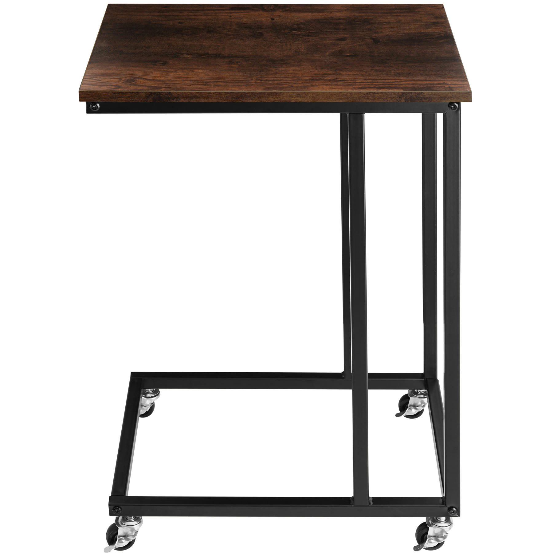 - Table d'appoint Style industriel Bois foncé industriel, rustique
