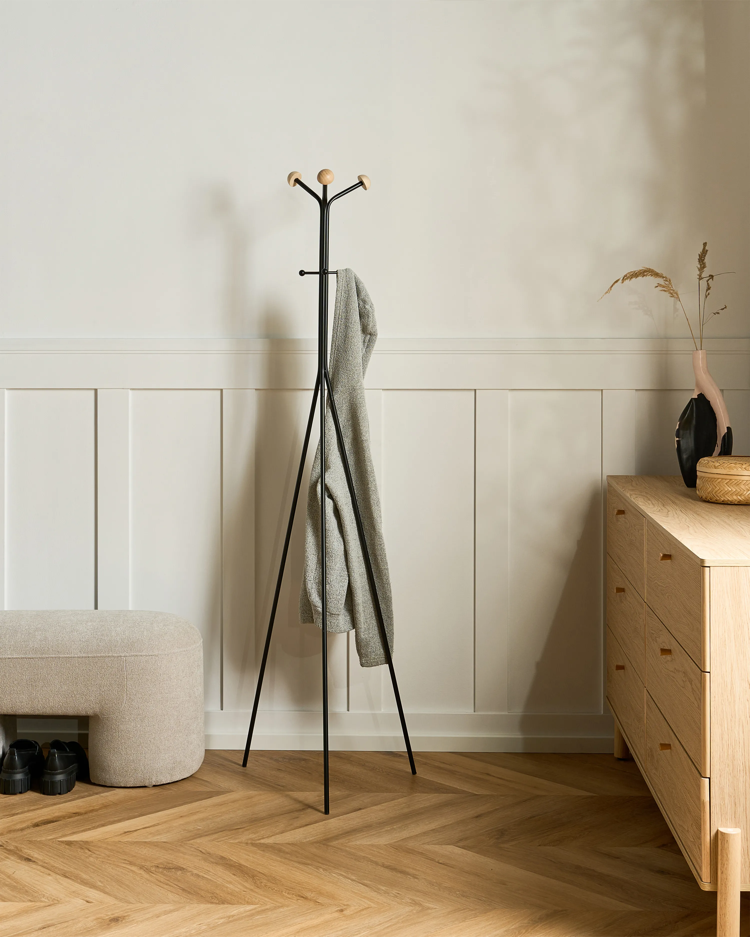 Coat Stand ARNOT Black