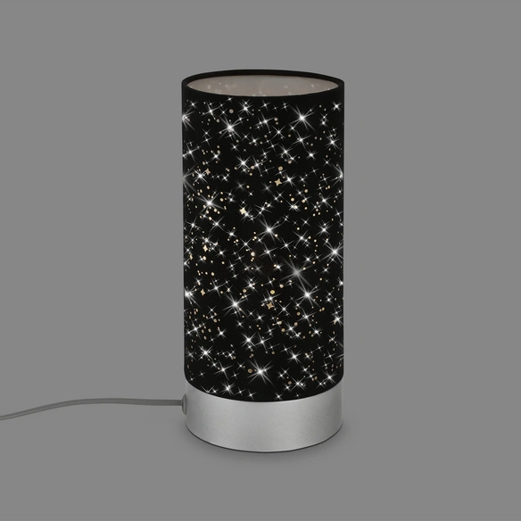 Tischleuchte »STEA«, ØxH: 11 x 25 cm, 25 W, Metall/Stoff