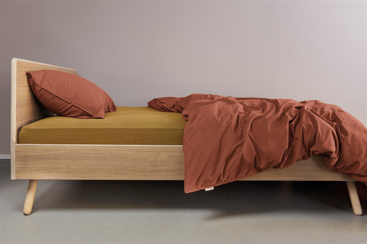 Beddinghouse Jersey - Splittopper Hoeslaken - 160x200/220 - Geel