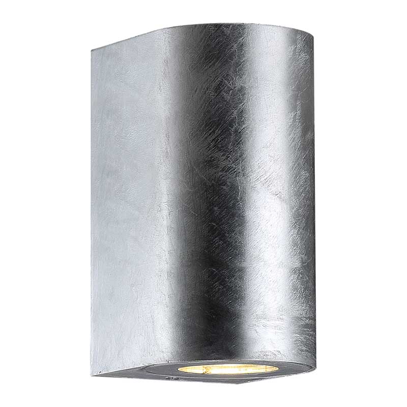 Nordlux Canto Wandlamp Buiten | GU10 | IP44 | Verzinkt | Rond | Seaside