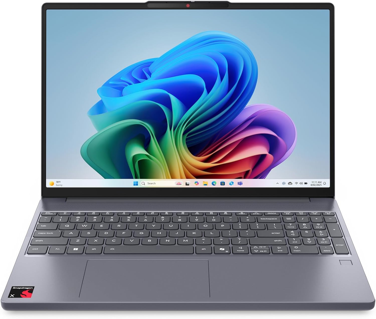 Lenovo IdeaPad Slim 3X - 2025 - Everyday AI Laptop - Copilot+ PC - 15.3 WUXGA Display - 16 GB Memory - 512 GB Storage - Qualcomm® Snapdragon® X - Luna Grey