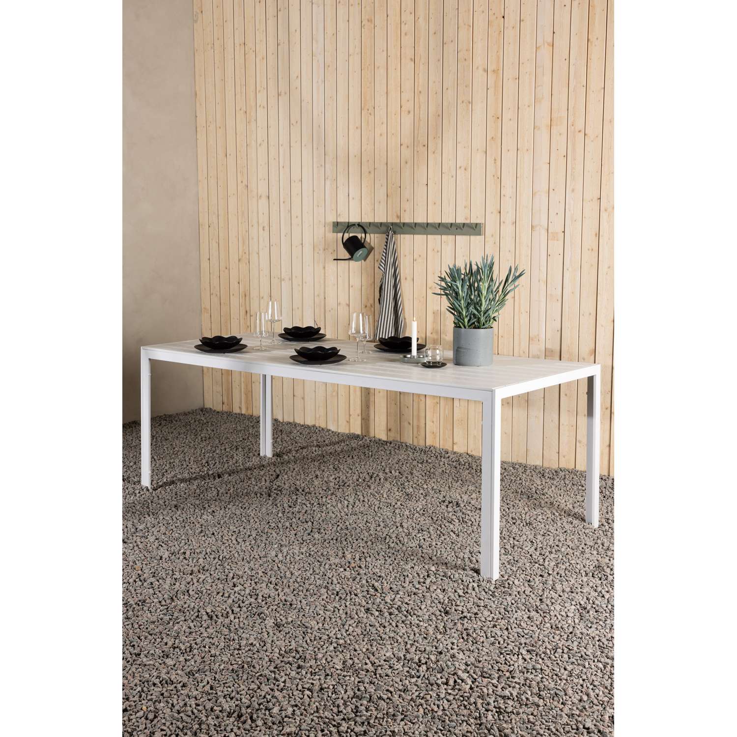 Venture Home Break Rechthoekige eettafel 75 x 205 x 90 - Wit