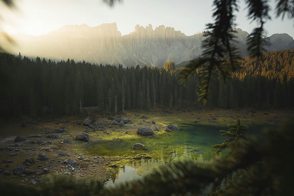 HELLO DOLOMITES - Photographie d'art d'Hugo Grandcolas 60x90 cm sur plexi