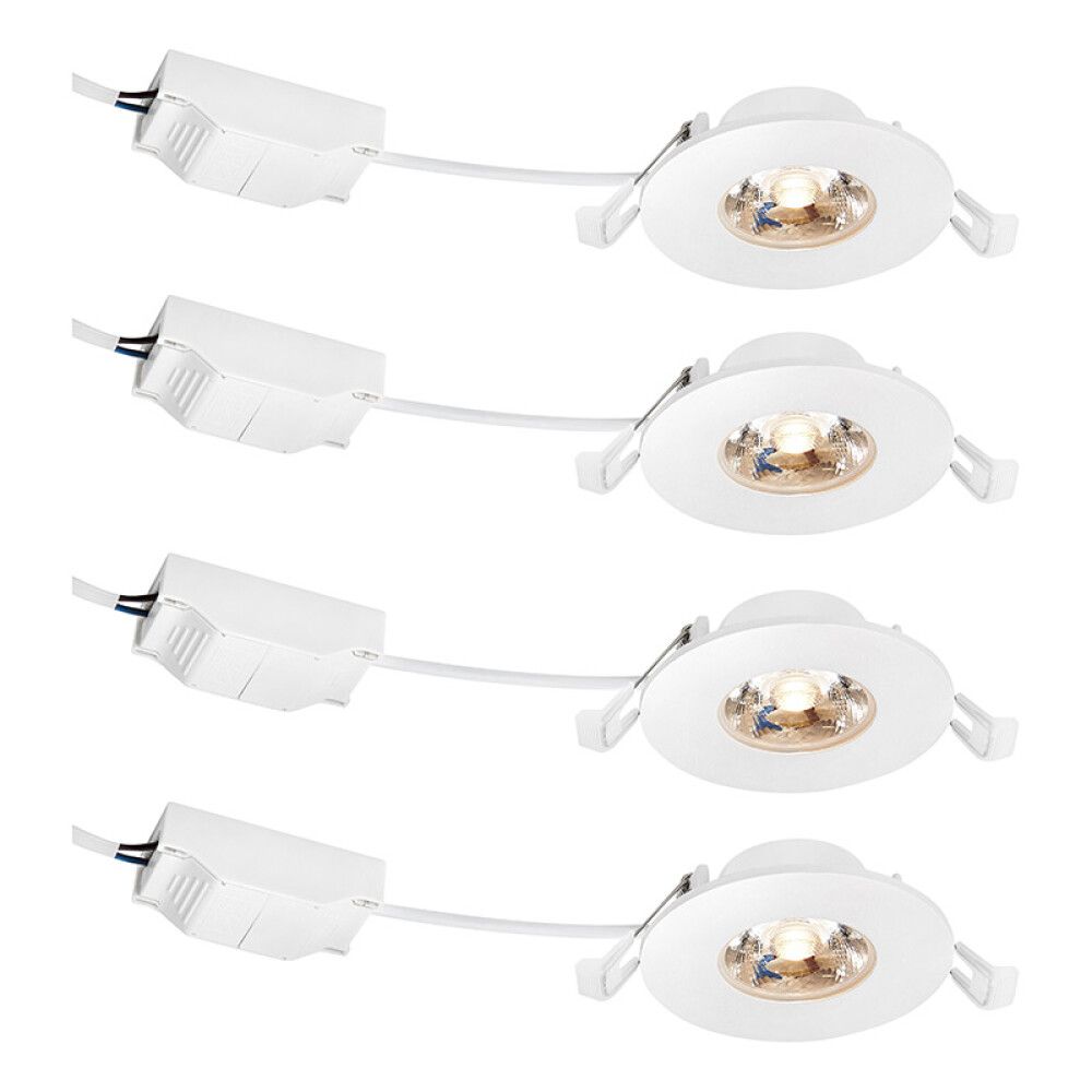 DOWNLIGHT MARKSLÖJD LOKE AC-LED 4-SET VIT